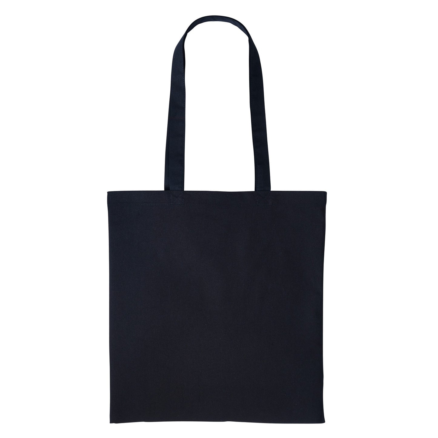 Black - Front - Nutshell Plain Strong Shoulder Shopper Bag