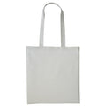 Pastel Grey - Front - Nutshell Plain Strong Shoulder Shopper Bag