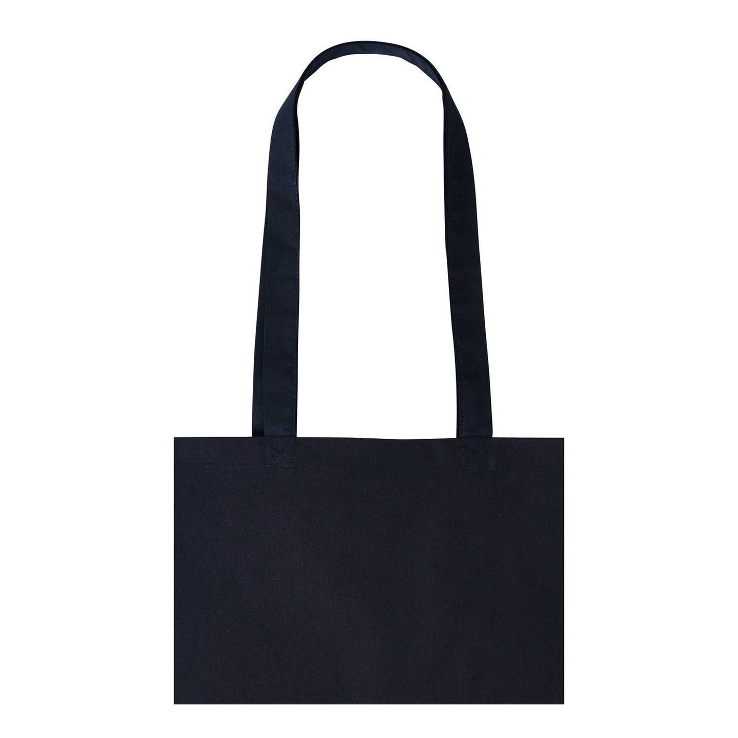 Black - Back - Nutshell Plain Strong Shoulder Shopper Bag