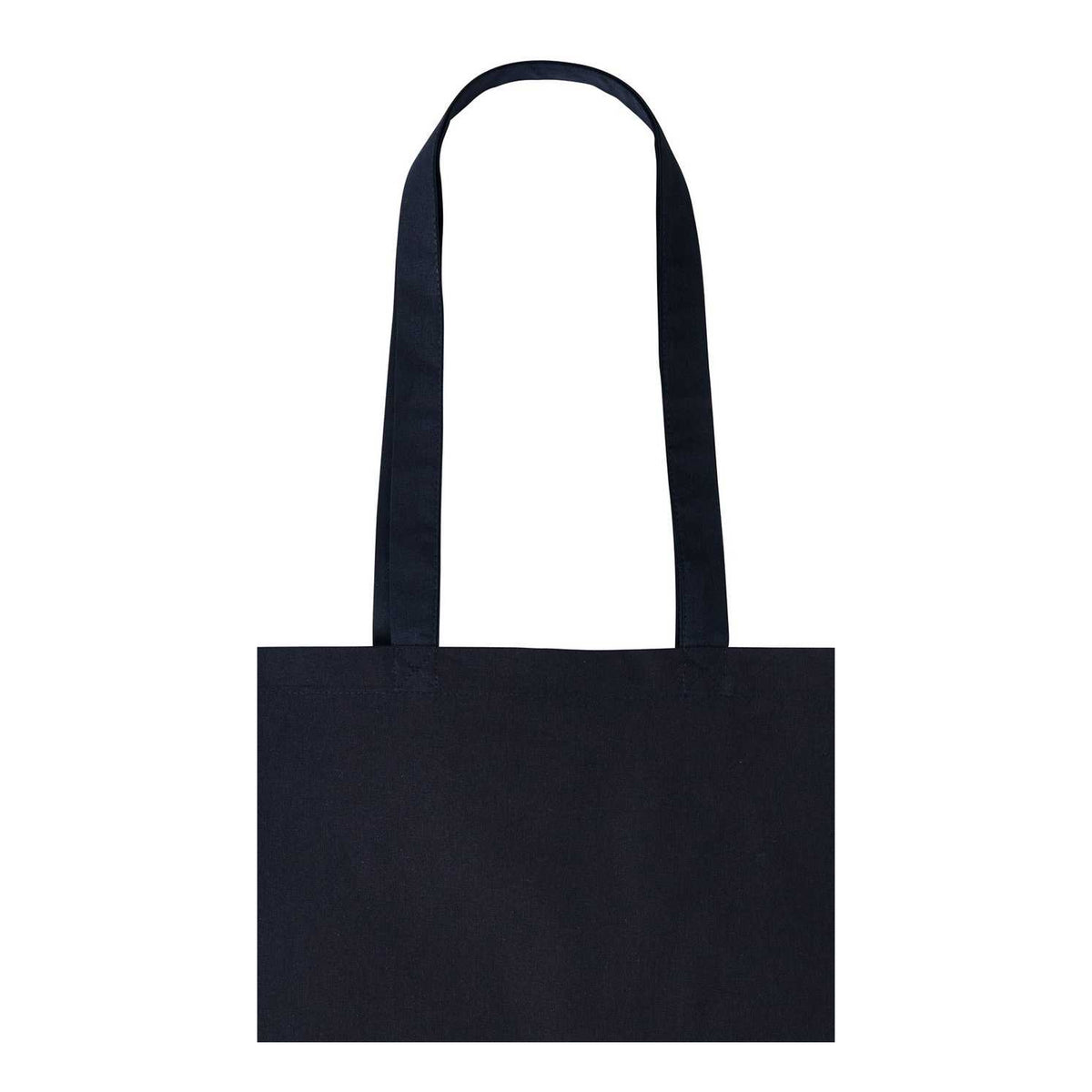 Black - Back - Nutshell Plain Strong Shoulder Shopper Bag