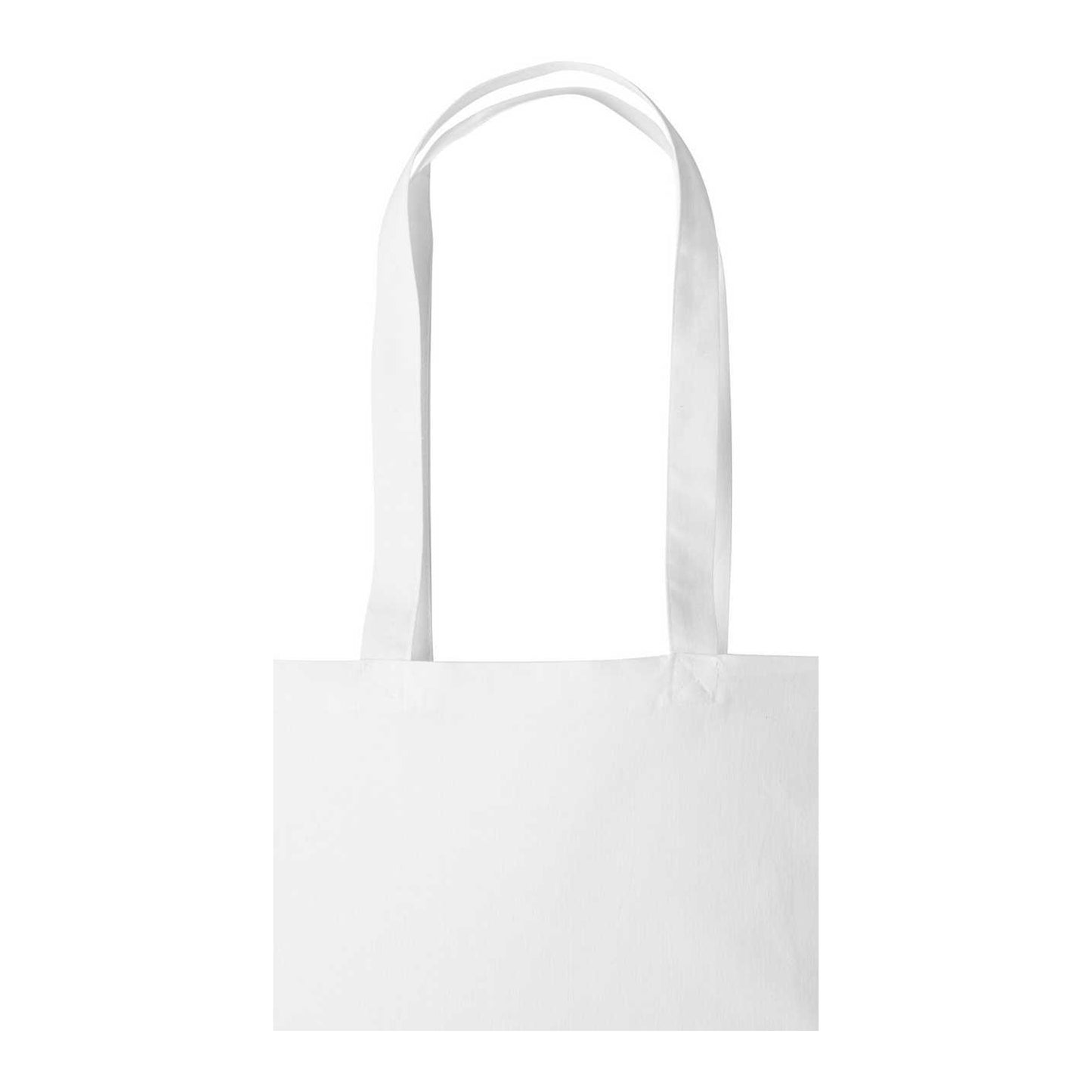 White - Back - Nutshell Plain Strong Shoulder Shopper Bag