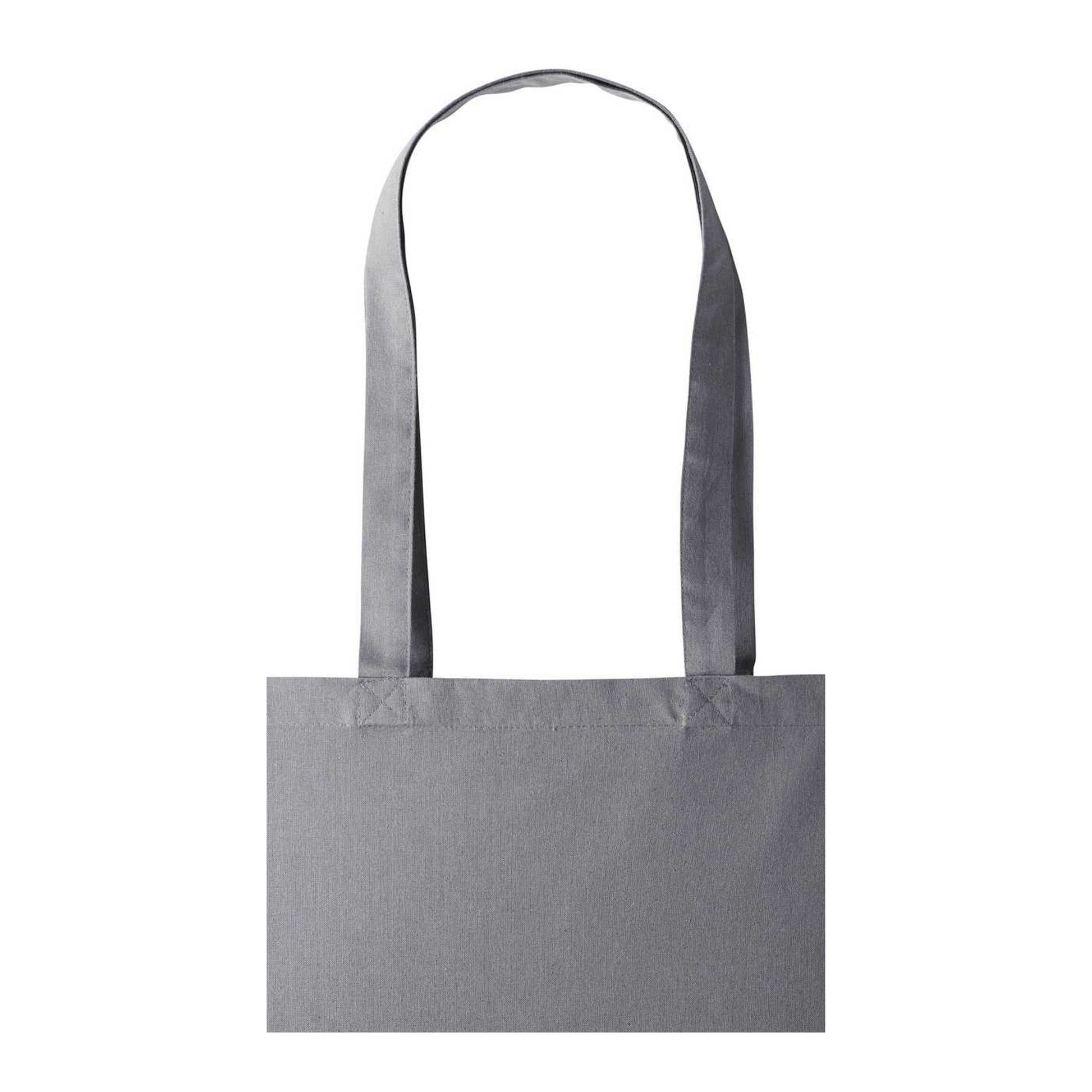 Slate Grey - Back - Nutshell Plain Strong Shoulder Shopper Bag