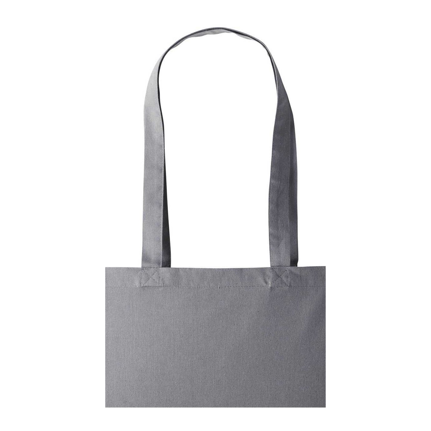 Slate Grey - Back - Nutshell Plain Strong Shoulder Shopper Bag