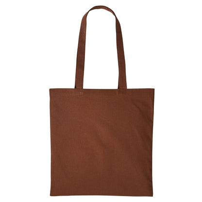 Dark Brown - Front - Nutshell Plain Strong Shoulder Shopper Bag