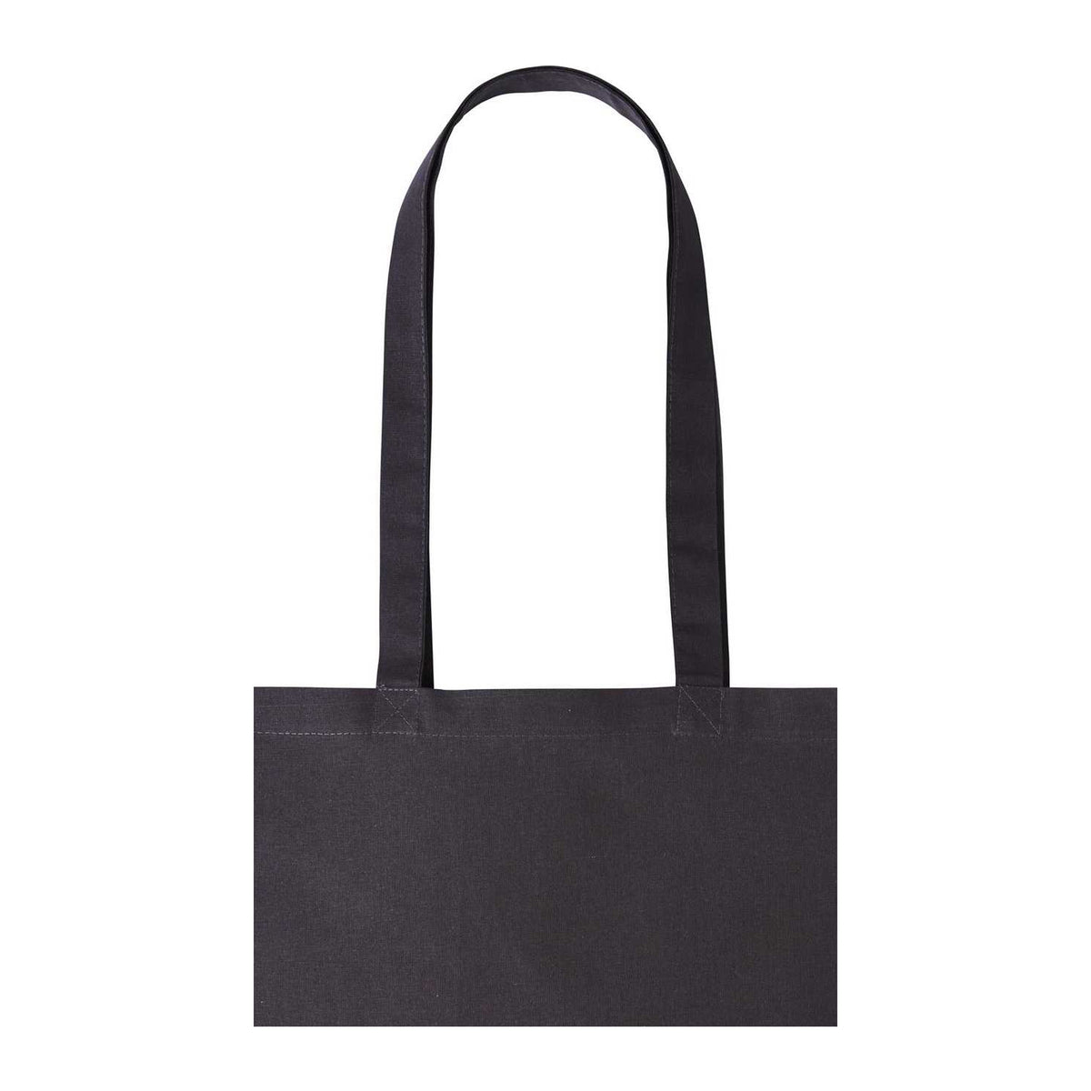 Storm Dark Grey - Back - Nutshell Plain Strong Shoulder Shopper Bag