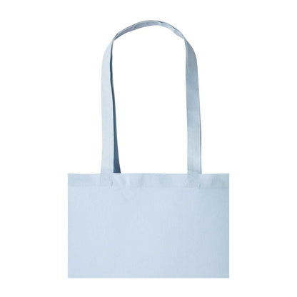 Pastel Blue - Back - Nutshell Plain Strong Shoulder Shopper Bag