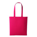 Hot Pink - Front - Nutshell Plain Strong Shoulder Shopper Bag