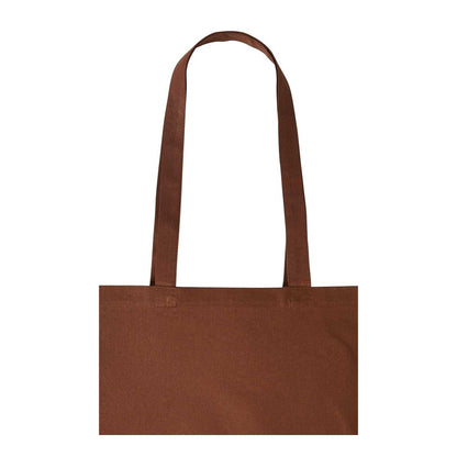 Dark Brown - Back - Nutshell Plain Strong Shoulder Shopper Bag