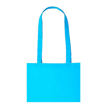 Hawaiian Blue - Back - Nutshell Plain Strong Shoulder Shopper Bag