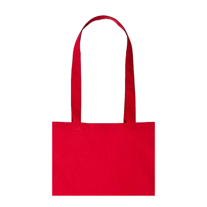 Hot Red - Back - Nutshell Plain Strong Shoulder Shopper Bag