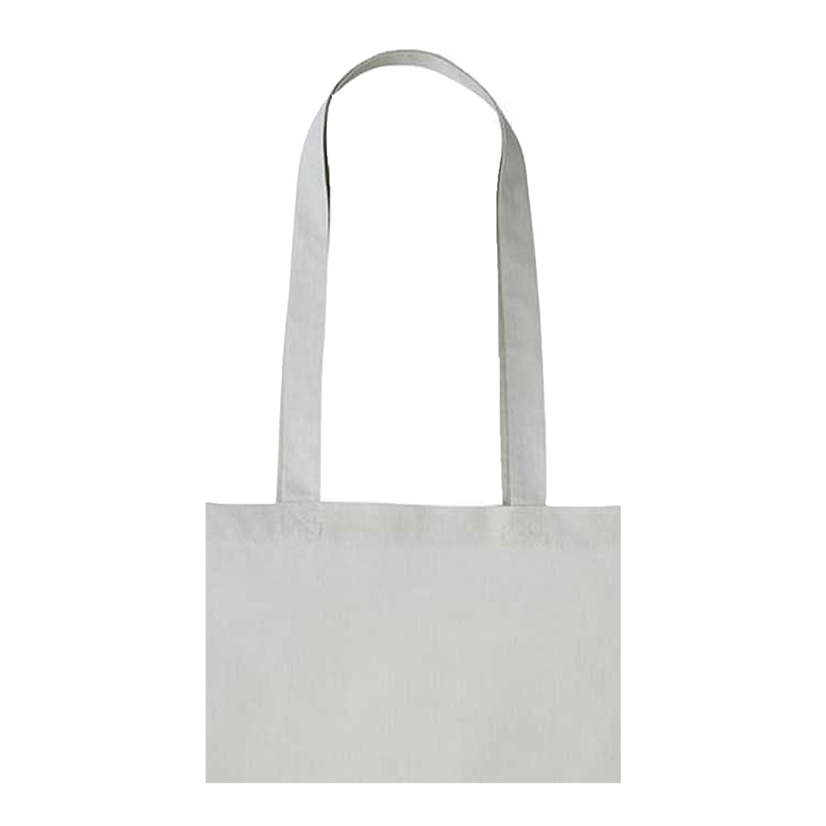 Pastel Grey - Back - Nutshell Plain Strong Shoulder Shopper Bag