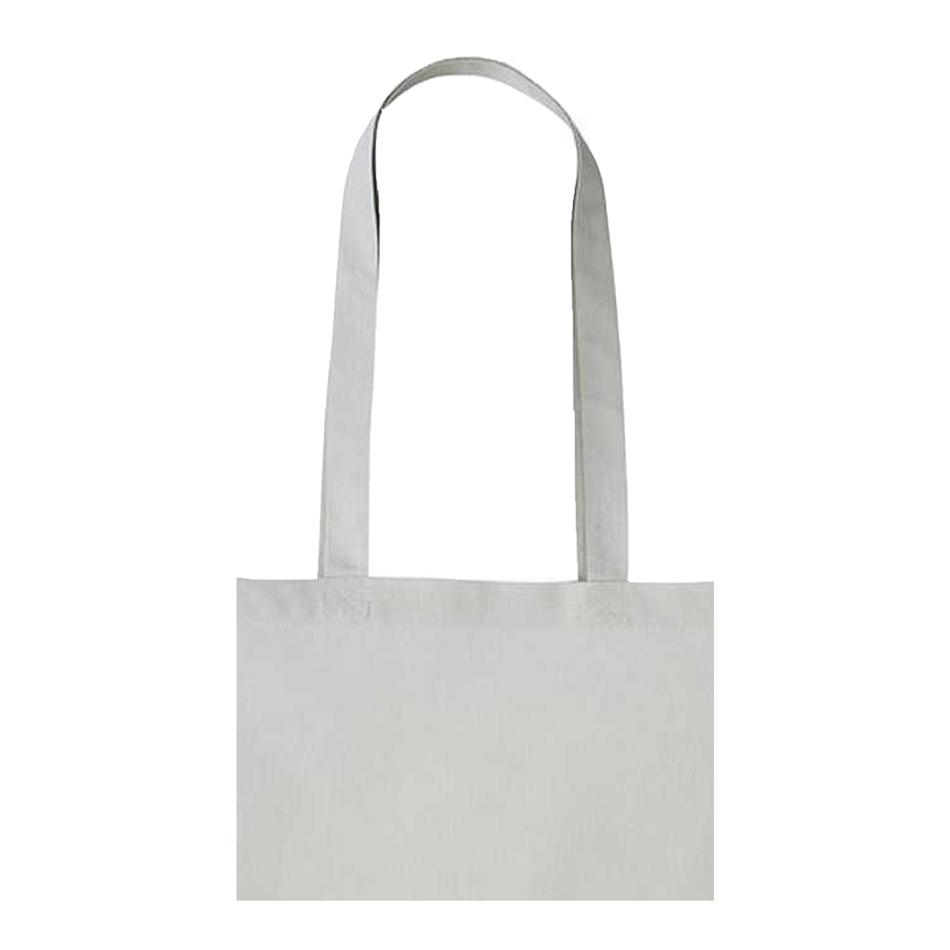 Pastel Grey - Back - Nutshell Plain Strong Shoulder Shopper Bag