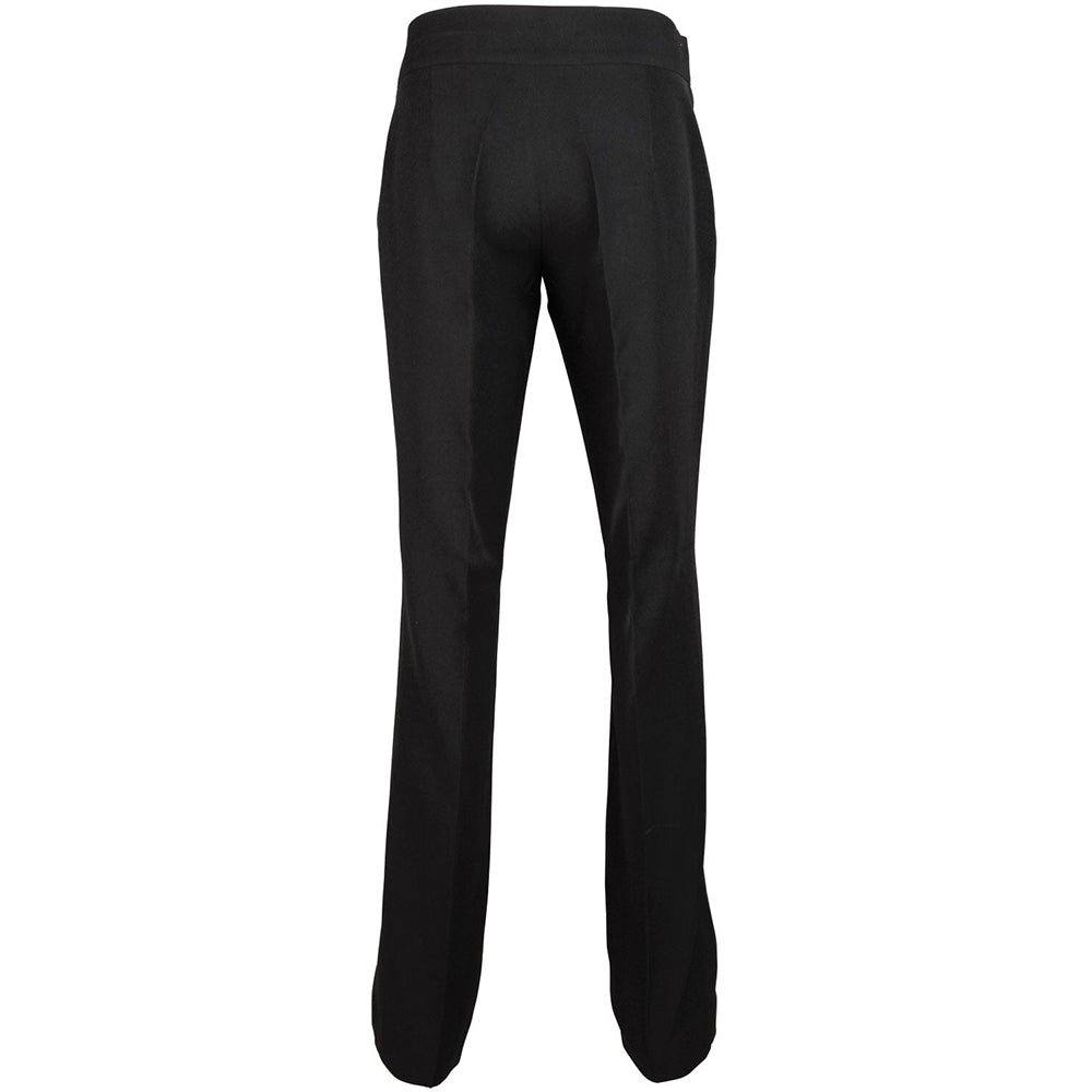Black - Back - Premier Iris Ladies-Womens Straight Leg Formal Trouser - Workwear