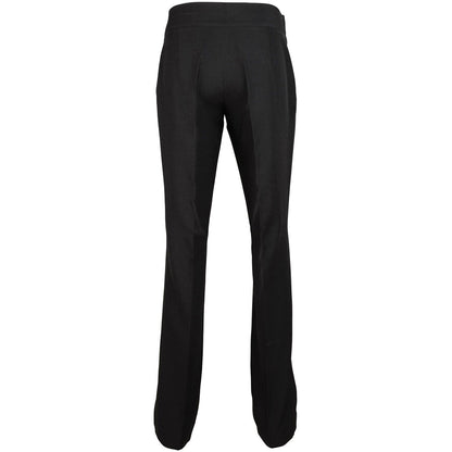 Black - Back - Premier Iris Ladies-Womens Straight Leg Formal Trouser - Workwear