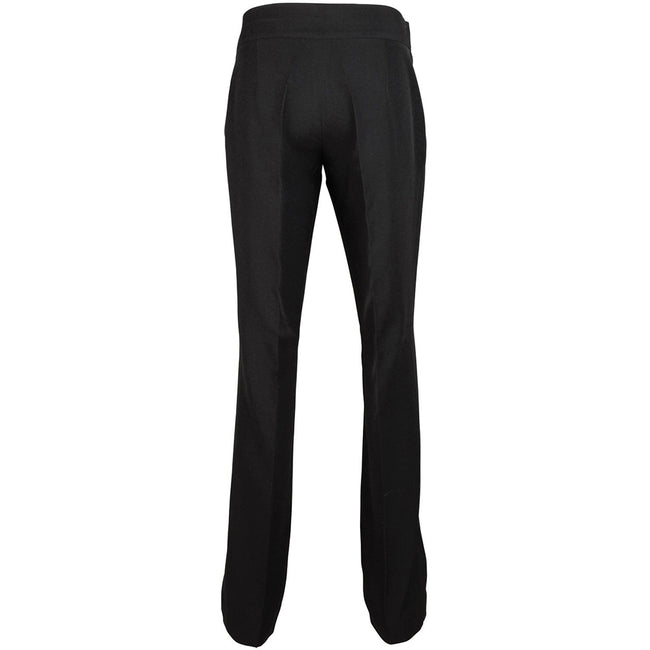 Black - Back - Premier Iris Ladies-Womens Straight Leg Formal Trouser - Workwear