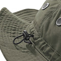 Olive Green - Back - Beechfield Summer Cargo Bucket Hat - Headwear (UPF50 Protection)
