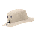 Stone - Front - Beechfield Summer Cargo Bucket Hat - Headwear (UPF50 Protection)