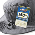 Graphite Grey - Side - Beechfield Summer Cargo Bucket Hat - Headwear (UPF50 Protection)