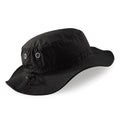 Black - Front - Beechfield Summer Cargo Bucket Hat - Headwear (UPF50 Protection)
