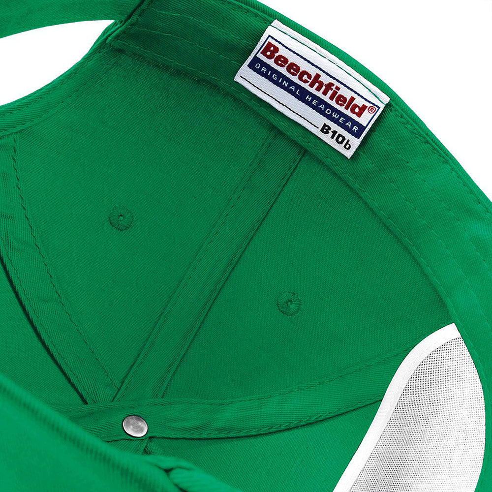 Kelly - Side - Beechfield Plain Unisex Junior Original 5 Panel Baseball Cap