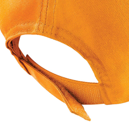 Orange - Lifestyle - Beechfield Plain Unisex Junior Original 5 Panel Baseball Cap