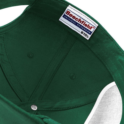 Bottle - Pack Shot - Beechfield Plain Unisex Junior Original 5 Panel Baseball Cap