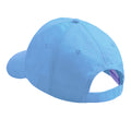 Sky - Front - Beechfield Plain Unisex Junior Original 5 Panel Baseball Cap