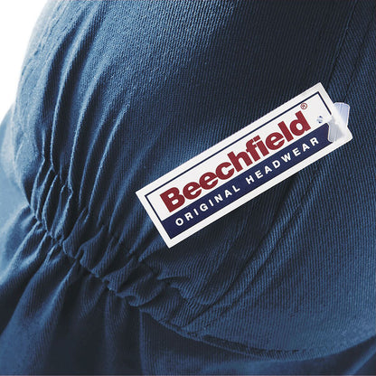 French Navy - Side - Beechfield Junior Kids Unisex Plain Legionnaire Cap