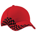 Classic Red - Front - Beechfield Unisex Grand Prix Baseball Cap