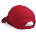 Classic Red - Side - Beechfield Unisex Grand Prix Baseball Cap