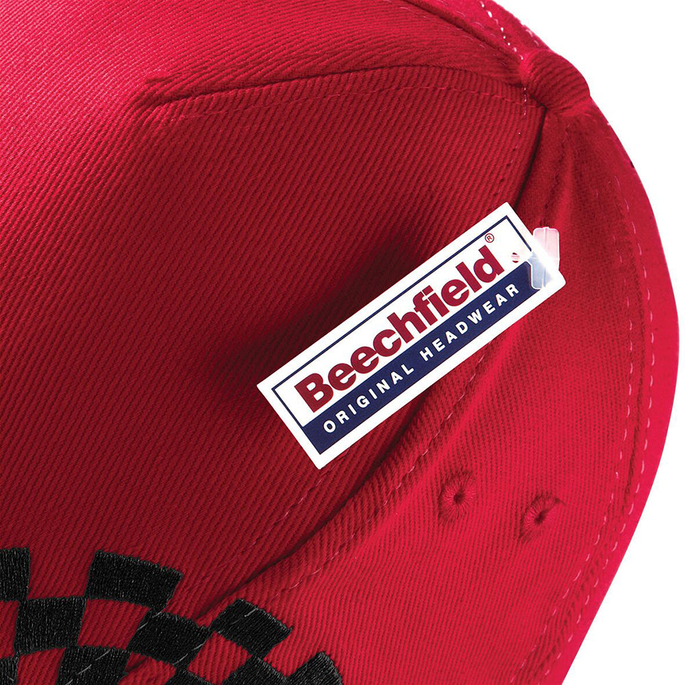 Classic Red - Pack Shot - Beechfield Unisex Grand Prix Baseball Cap