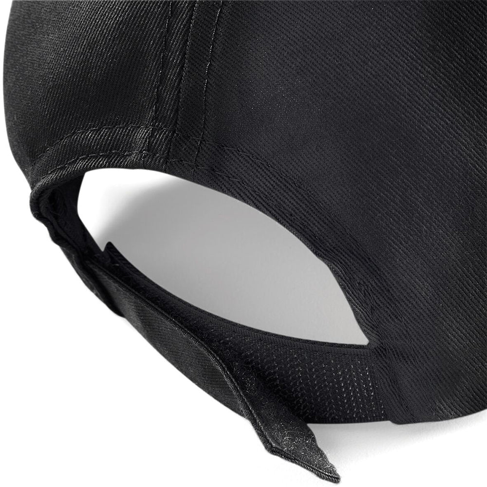 Black-Lime Green - Lifestyle - Beechfield Unisex Ultimate 5 Panel Contrast Baseball Cap With Sandwich Peak - Headwear