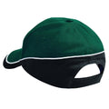 Bottle-Black- White - Back - Beechfield Unisex Teamwear Competition Cap Baseball - Headwear