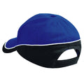 Bright Royal-White - Back - Beechfield Unisex Teamwear Competition Cap Baseball - Headwear