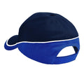 French Navy-Bright Royal-White - Back - Beechfield Unisex Teamwear Competition Cap Baseball - Headwear