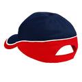 French Navy-Classic Red - Back - Beechfield Unisex Teamwear Competition Cap Baseball - Headwear