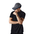 Grey-Black-Bright Royal Blue - Back - Beechfield Unisex Teamwear Competition Cap Baseball - Headwear
