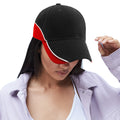 Black-Classic Red-White - Lifestyle - Beechfield Unisex Teamwear Competition Cap Baseball - Headwear