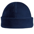 French Navy - Back - Beechfield Ladies-Womens Suprafleece Anti-Pilling Winter - Ski Hat