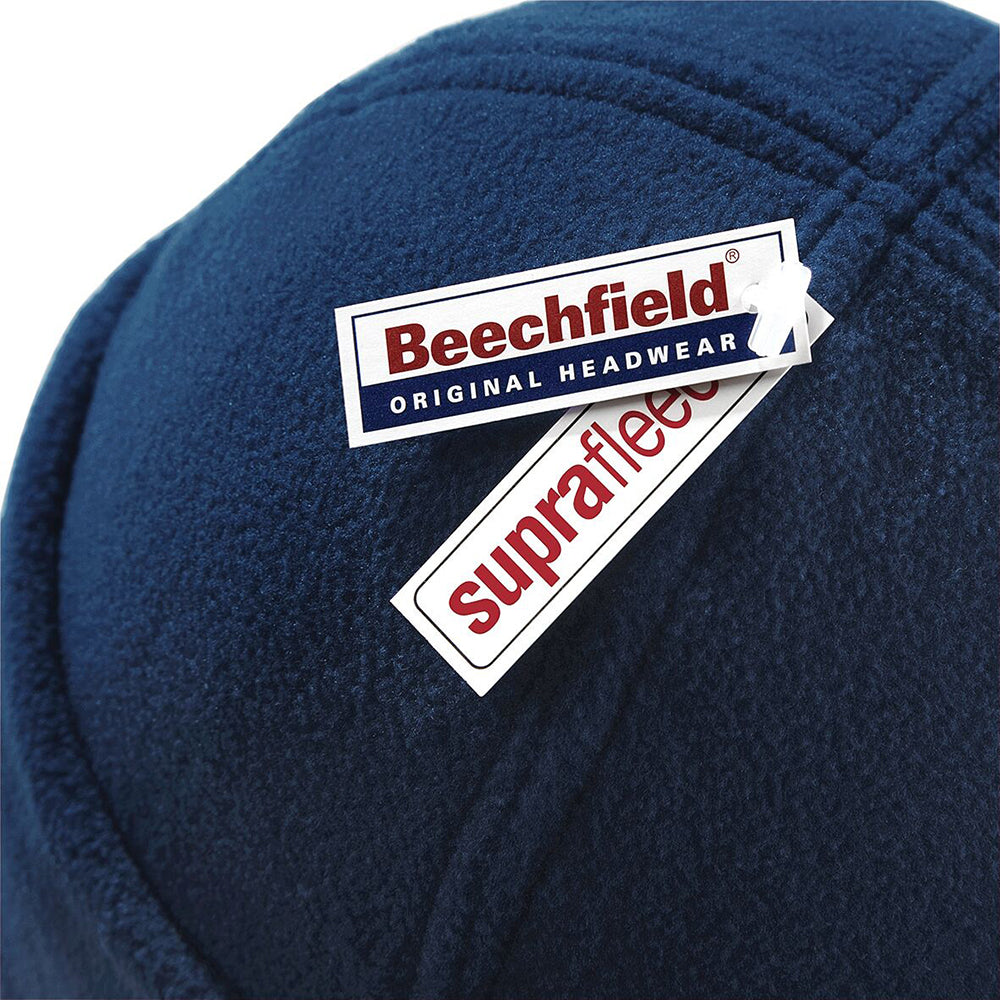 French Navy - Side - Beechfield Ladies-Womens Suprafleece Anti-Pilling Winter - Ski Hat