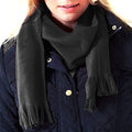 Black - Back - Beechfield Ladies-Womens Suprafleece Anti-Pilling Dolomite Winter Scarf