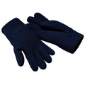 French Navy - Front - Beechfield Unisex Suprafleece Anti-Pilling Alpine Winter Gloves