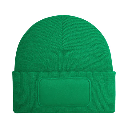 Kelly Green - Front - Beechfield Unisex Plain Winter Beanie Hat - Headwear (Ideal for Printing)