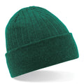 Bottle Green - Front - Beechfield Thinsulate Thermal Winter - Ski Beanie Hat