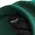 Bottle Green - Back - Beechfield Thinsulate Thermal Winter - Ski Beanie Hat