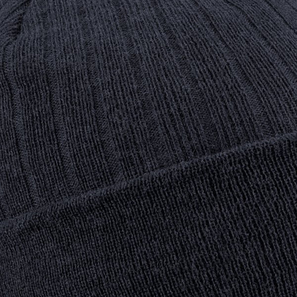 Dark Graphite - Back - Beechfield Thinsulate Thermal Winter - Ski Beanie Hat