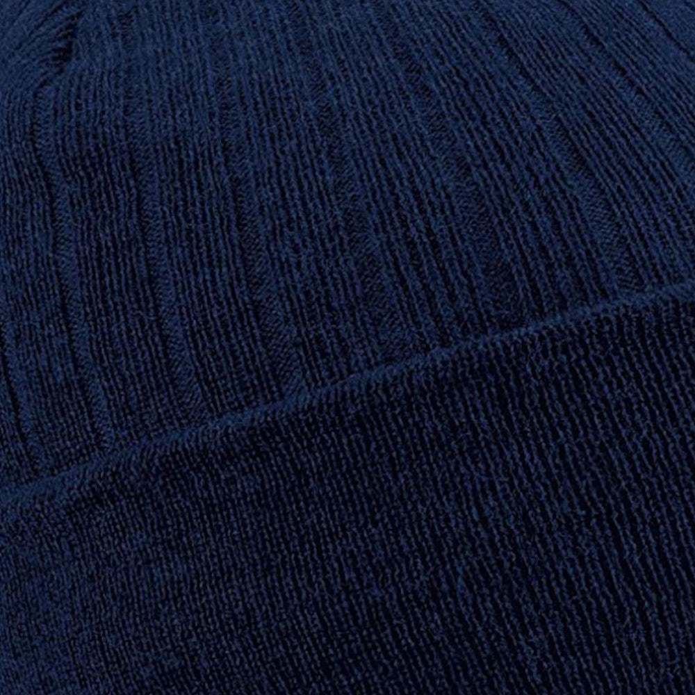 French Navy - Back - Beechfield Thinsulate Thermal Winter - Ski Beanie Hat
