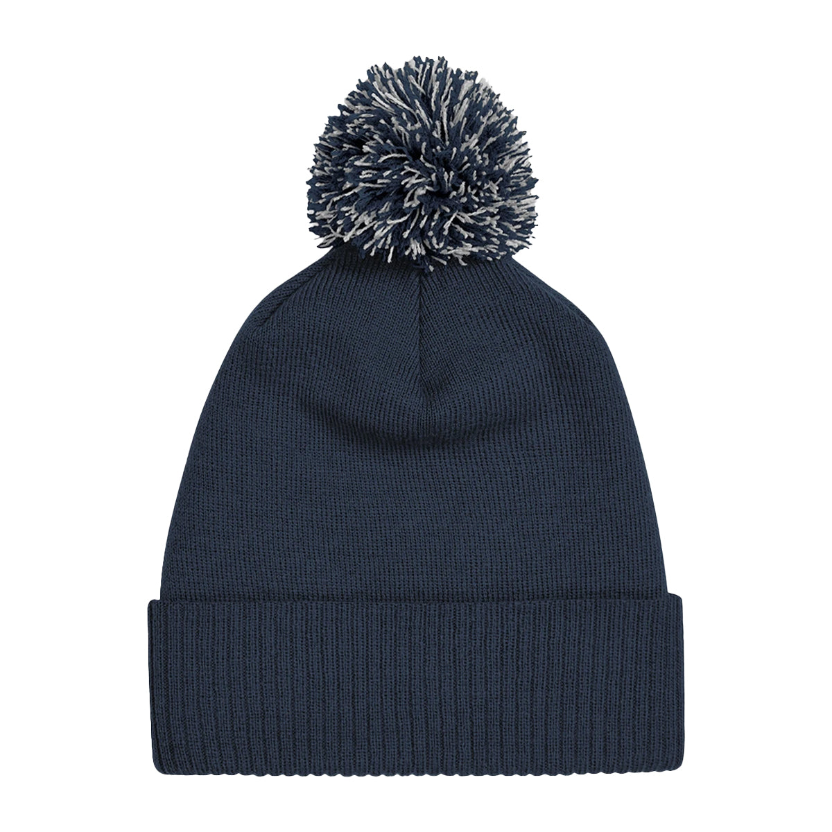 French Navy-Light Grey - Back - Beechfield Girls Snowstar Duo Extreme Winter Hat