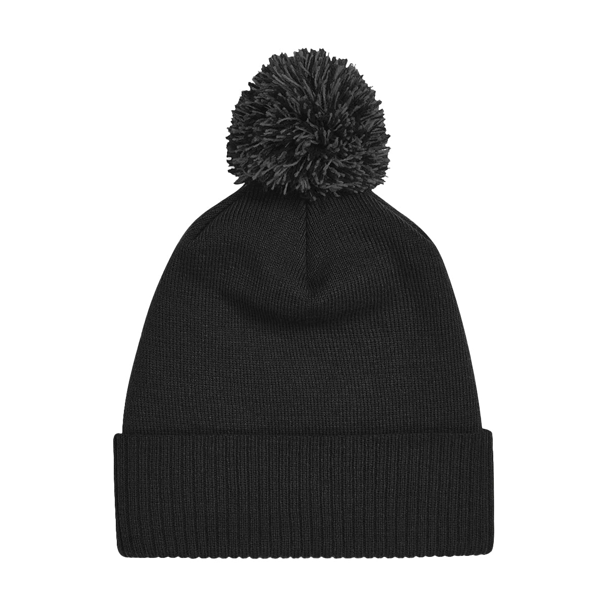 Black-Graphite Grey - Back - Beechfield Girls Snowstar Duo Extreme Winter Hat