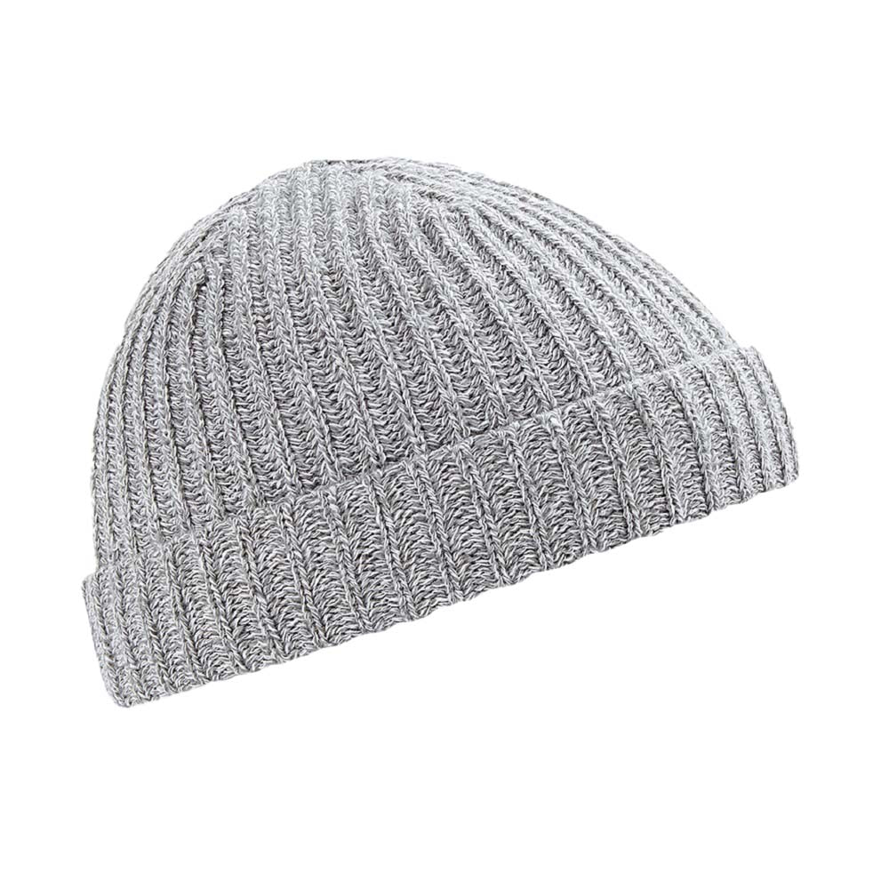 Heather Grey - Front - Beechfield Unisex Retro Trawler Winter Beanie Hat